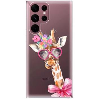 iSaprio Lady Giraffe pro Samsung Galaxy S22 Ultra 5G (ladgir-TPU3-S22U-5G)
