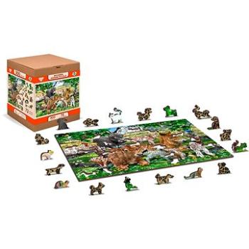 Wooden city Dřevěné puzzle Školka na farmě 2v1, 300 dílků eko (5904151820232)