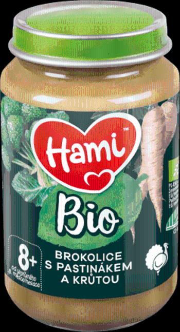 Hami BIO masozeleninový příkrm Brokolice s pastinákem a krůtou, 8+ 190 g