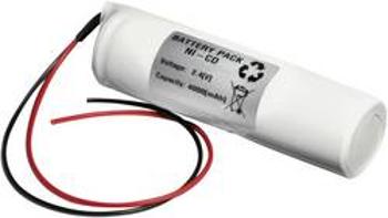 Akumulátor do nouzových světel Emmerich 24D4000S, 2.4 V, 4000 mAh, s kabelem N/A