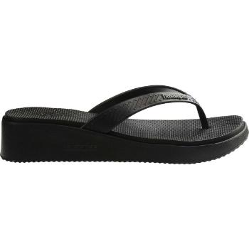 HAVAIANAS HIGH PLATFORM Dámské žabky, černá, velikost 38