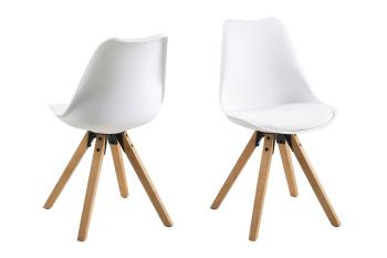Sada 2 ks − Židle Dima – bílá