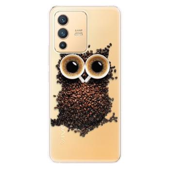 Odolné silikonové pouzdro iSaprio - Owl And Coffee - Vivo V23 5G