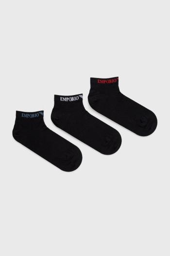 Ponožky Emporio Armani Underwear pánské, černá barva