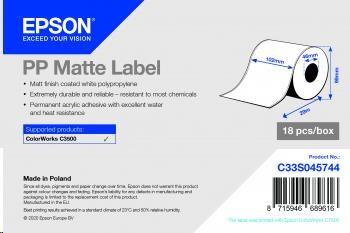 Epson C33S045744 label roll, synthetic, 102mm