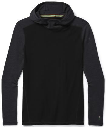 Smartwool M MERINO 250 BASELAYER HOODIE BOXED black-charcoal Velikost: L spodní prádlo