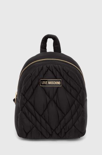 Batoh Love Moschino dámský, černá barva, malý, hladký, JC4163PP1LLR100A