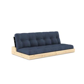 Trojmístná rozkládací pohovka Base – Navy / Black Night Lacquered