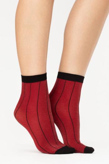 Červené ponožky Trinket 40DEN