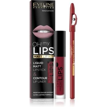 Eveline Cosmetics OH! my LIPS Matt sada na rty 17 2 ks