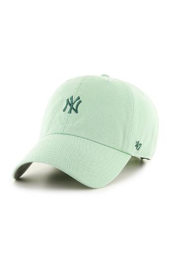 Čepice 47brand New York Yankees zelená barva, s aplikací