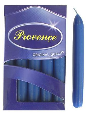 Provence Svíčka 17cm Bistro 10ks modrá