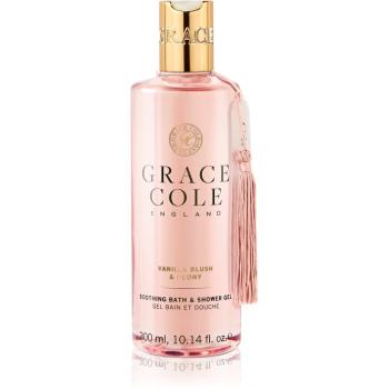 Grace Cole Vanilla Blush & Peony zklidňující sprchový gel 300 ml