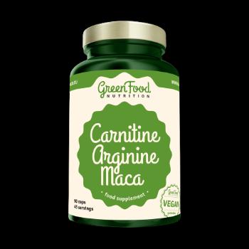 GreenFood Nutrition Carnitin Arginin Maca 90 kapslí