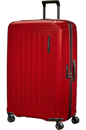 Samsonite Skořepinový cestovní kufr Nuon EXP 125/137 l - červená