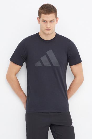 Tréninkové tričko adidas Performance TR-ES černá barva, s potiskem, IB8274