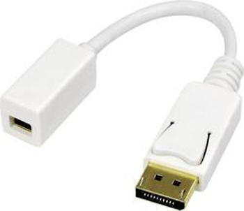 DisplayPort adaptér LogiLink CV0040, bílá