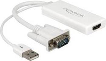 VGA / USB / HDMI adaptér Delock 62460, bílá