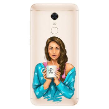 Silikonové pouzdro iSaprio - Coffe Now - Brunette - Xiaomi Redmi 5 Plus