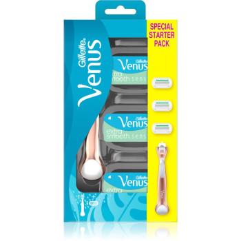 Gillette Venus Sensitive Smooth holicí strojek + náhradní břity 3 ks 3 ks