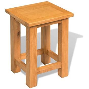 Odkládací stolek 27x24x37 cm masivní dubové dřevo (244207)