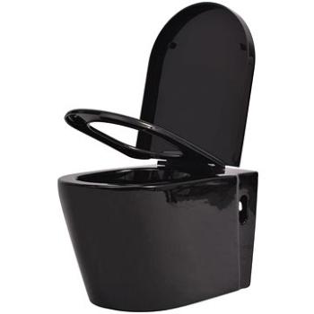 Závěsné WC keramické černé (244271)