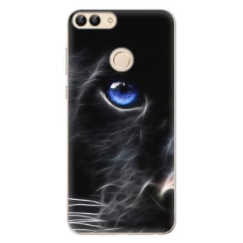 Odolné silikonové pouzdro iSaprio - Black Puma - Huawei P Smart