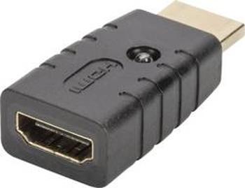 AV, notebook, TV, monitor, TV, přijímač, video EDID emulátor HDMI zástrčka ⇔ HDMI zásuvka Digitus DA-70466 DA-70466, 1 port