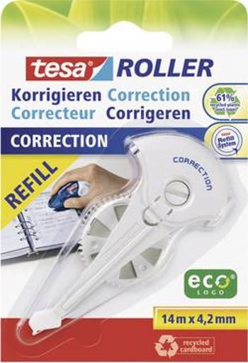 Tesa ROLLER 59976 doplňovací kazeta do korekčního válečku, 4.2 mm, 14 m, bílá, 1 ks