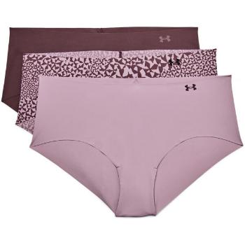 Under Armour PS HIPSTER 3PACK PRINT Dámské kalhotky, růžová, velikost XL