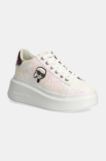 Sneakers boty Karl Lagerfeld ANAKAPRI růžová barva, KL63531N