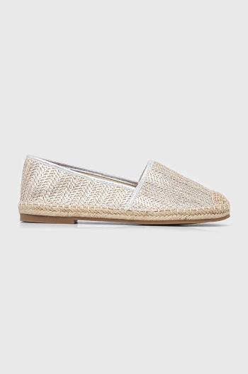 Espadrilky Answear Lab stříbrná barva