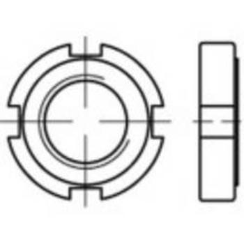 Hřídelové matice TOOLCRAFT 137240, M55, N/A, ocel, 1 ks