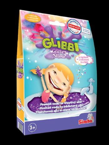 Simba Glibbi Glitter Slime sliz fialový třpytivý DP10 150 g