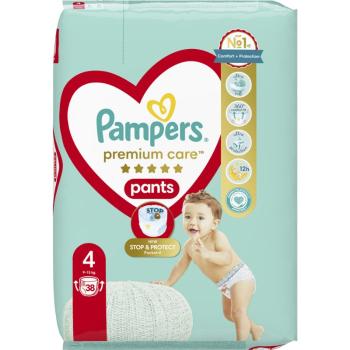 Pampers Premium Care Pants Maxi Size 4 jednorázové plenkové kalhotky 9-15 kg 38 ks