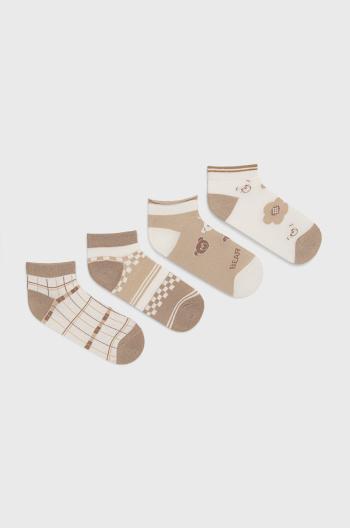 Ponožky Answear Lab ( 4-pak) dámské, béžová barva