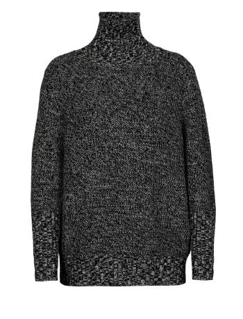 dámský svetr ICEBREAKER Wmns Seevista Funnel Neck Sweater, Black/Snow velikost: XL