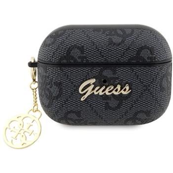 Guess 4G Script Charms PC/PU Pouzdro pro Airpods Pro 2 Black (GUAP2G4GSMK)