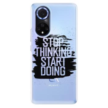 Odolné silikonové pouzdro iSaprio - Start Doing - black - Huawei Nova 9