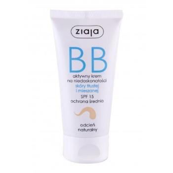 Ziaja BB Cream Oily and Mixed Skin SPF15 50 ml bb krém pro ženy Natural