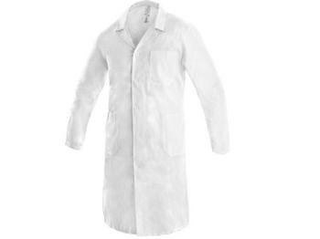Pánský plášť ADAM, bílý, vel. 50