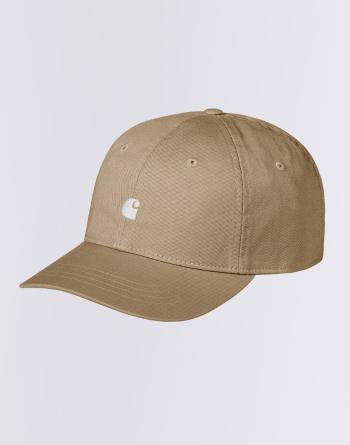 Carhartt WIP Madison Logo Cap Sable/White