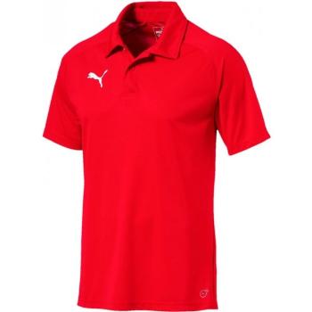 Puma LIGA SIDELINE POLO TEE Pánské polotriko, červená, velikost