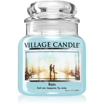 Village Candle Rain vonná svíčka (Glass Lid) 389 g