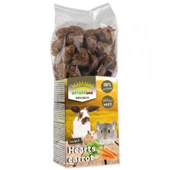 Pochoutka Nature Land Brunch srdíčka mrkev 150g