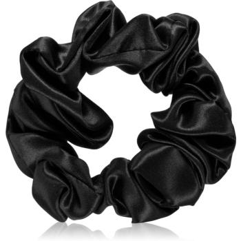 Crystallove Silk Scrunchie hedvábná gumička do vlasů Black 1 ks