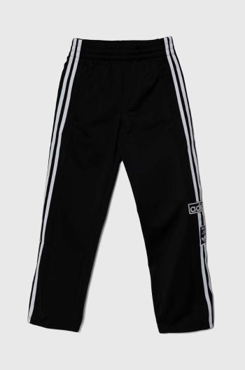 Dětské tepláky adidas Originals ADI BREAK P černá barva, s aplikací, IY9773