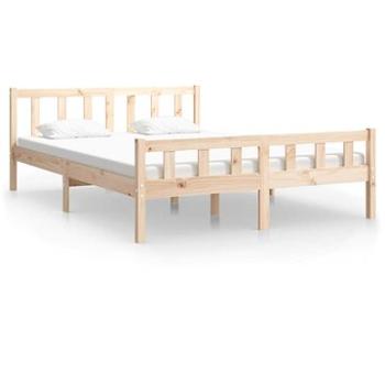 Rám postele masivní dřevo 140 × 200 cm, 810679 (810679)