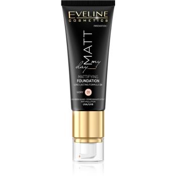 Eveline Cosmetics Matt My Day dlouhotrvající make-up odstín 01 Ivory 40 ml