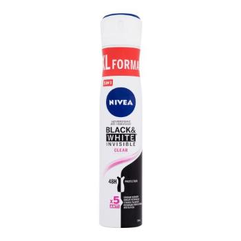 Nivea Black & White Invisible Clear 48h 200 ml antiperspirant pro ženy deospray